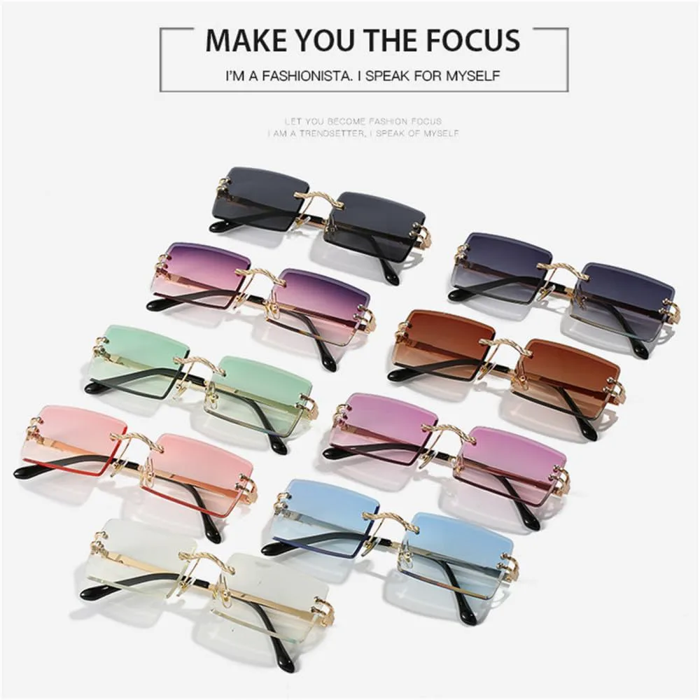 Солнцезащитные очки без оправы прямоугольной формы для женщин, очки без оправы для мужчин, сверхлегкие очки с защитой от УФ-излучения UV400 LANGSER, Gold Brown
Солнцезащитные очки без оправы прямоугольной формы для женщин, очки без оправы для мужчин, сверхлегкие очки с защитой от УФ-излучения UV400 LANGSER, Gold Brown