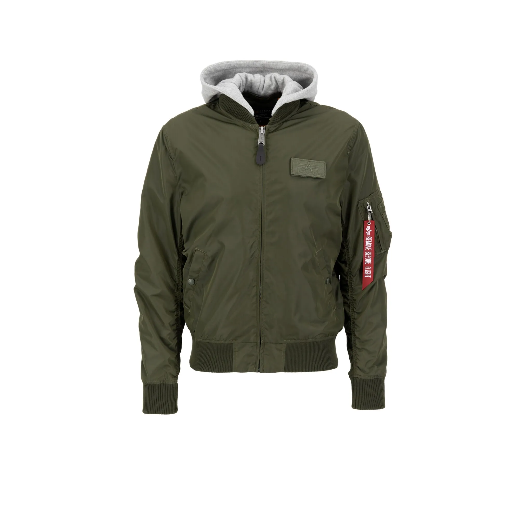 Куртка-бомбер Alpha Industries " Alpha Industries Мужчины - Куртки-бомберы MA-1 TT Hood", зеленый 
Куртка-бомбер Alpha Industries " Alpha Industries Мужчины - Куртки-бомберы MA-1 TT Hood", зеленый