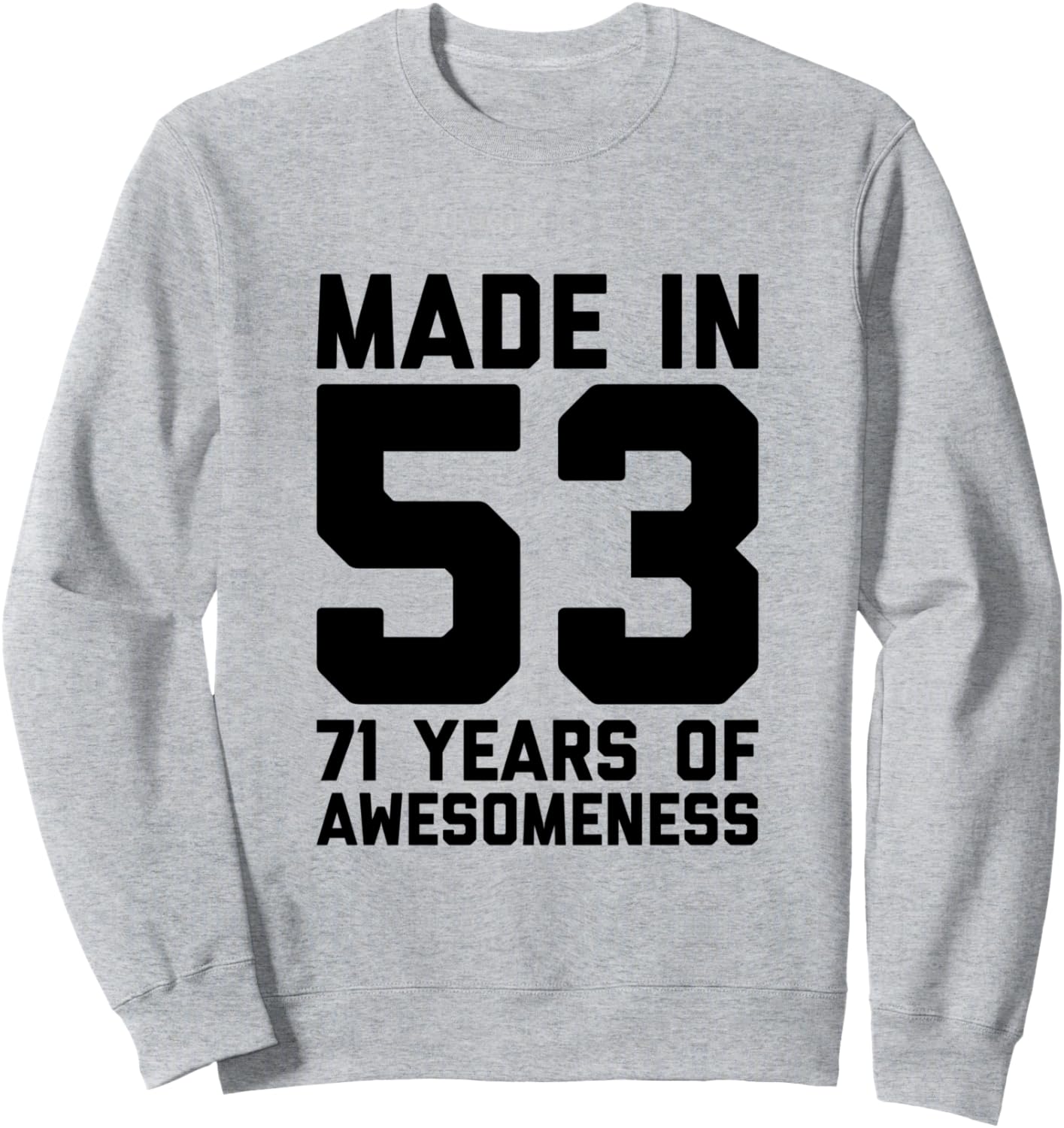 Толстовка на 71-й день рождения, подарок на 71-й день рождения для мужчин, женщин, дедушек, толстовка Birthday 71St Gift Grandad Grandma Happy Designs, серый
Толстовка на 71-й день рождения, подарок на 71-й день рождения для мужчин, женщин, дедушек, толстовка Birthday 71St Gift Grandad Grandma Happy Designs, серый