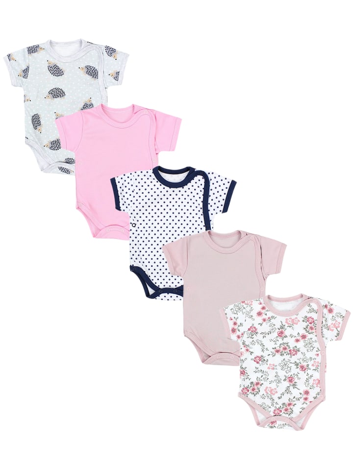 TupTam Комплект из 5 боди с короткими рукавами для девочки, цвет пыльно-розовый
TupTam Комплект из 5 боди с короткими рукавами для девочки, цвет пыльно-розовый