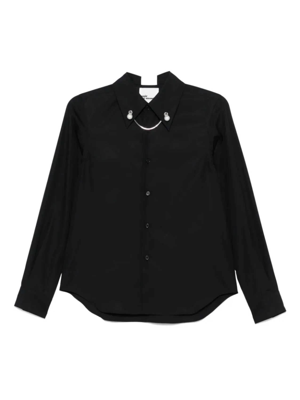 Noir Kei Ninomiya рубашка на пуговицах, черный
Noir Kei Ninomiya рубашка на пуговицах, черный