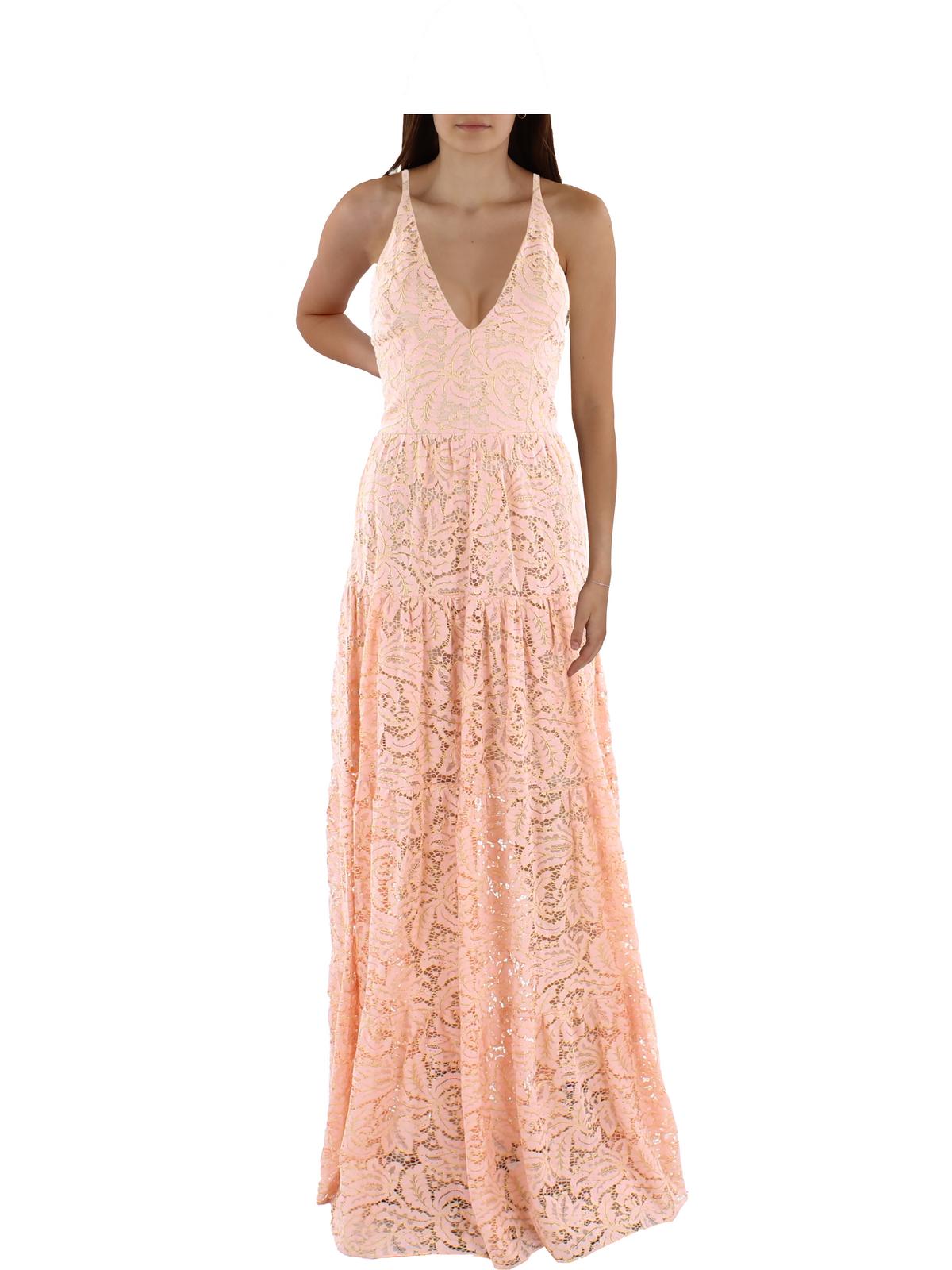 Olinda Женское кружевное металлическое макси-платье Dress The Population, цвет rose petal
Olinda Женское кружевное металлическое макси-платье Dress The Population, цвет rose petal