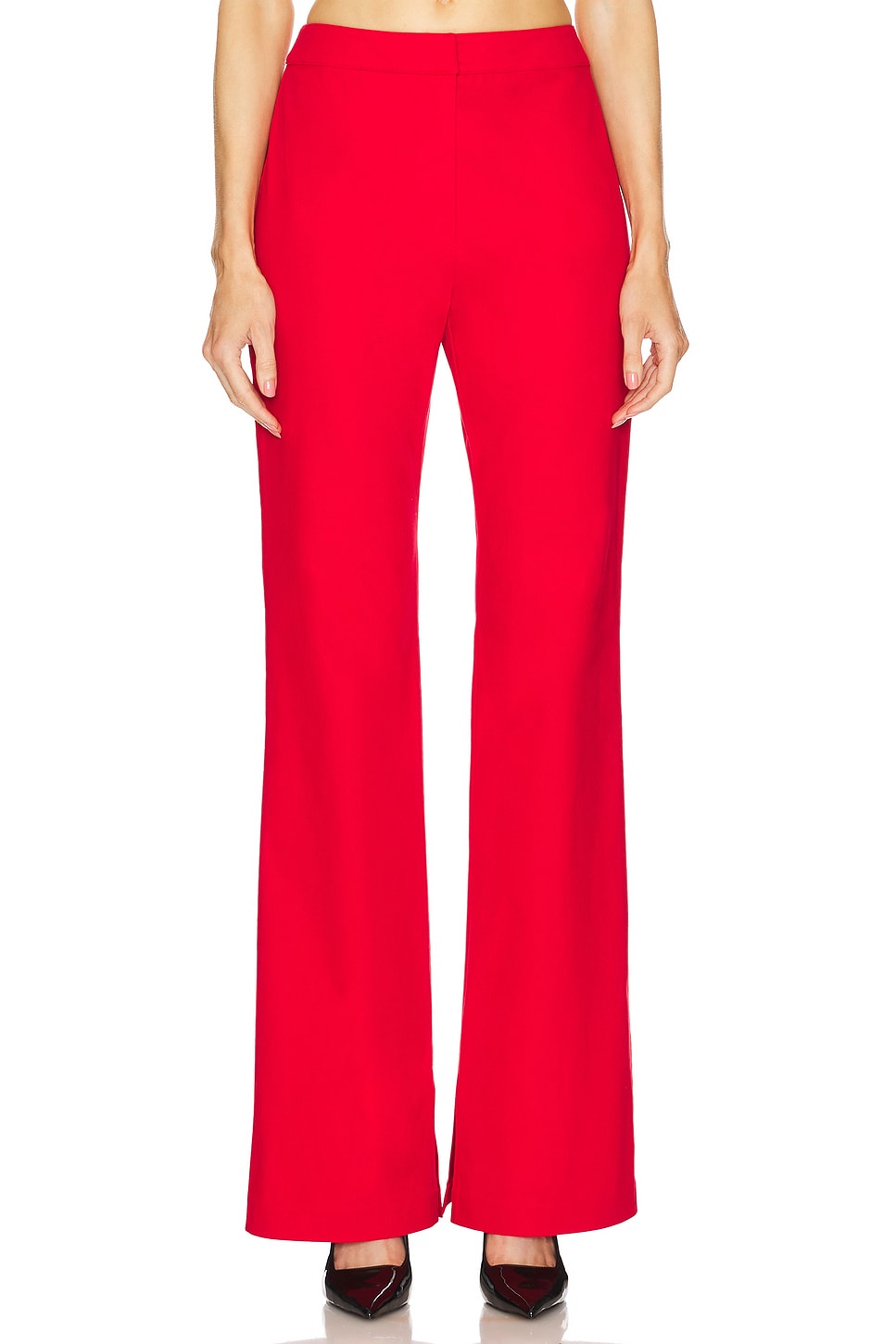 Холщовые брюки с высокой посадкой и разрезами Selmacilek, красный
Холщовые брюки с высокой посадкой и разрезами Selmacilek, красный