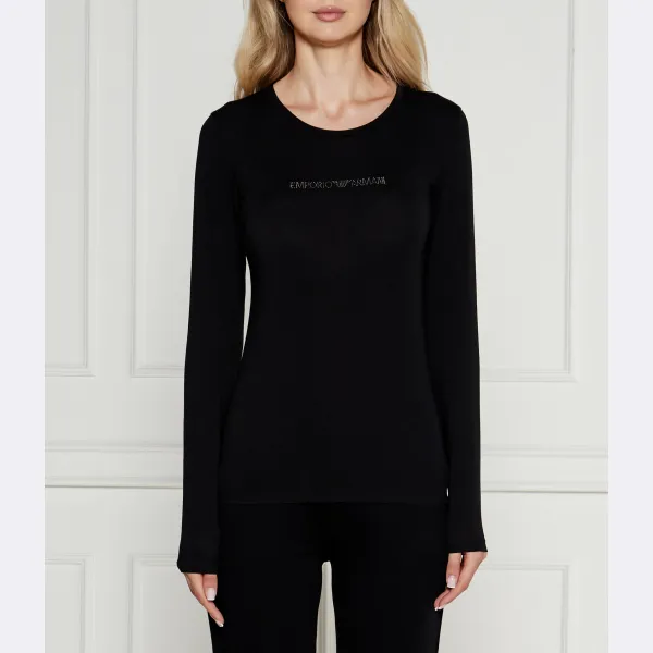 Узкая блузка Emporio Armani, черный
Узкая блузка Emporio Armani, черный