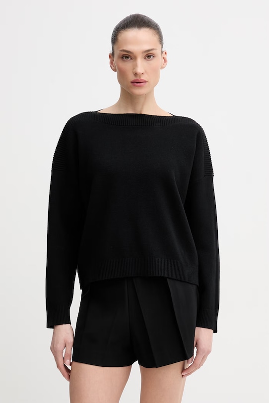 Свитер из шерстяной смеси United Colors of Benetton, черный
Свитер из шерстяной смеси United Colors of Benetton, черный