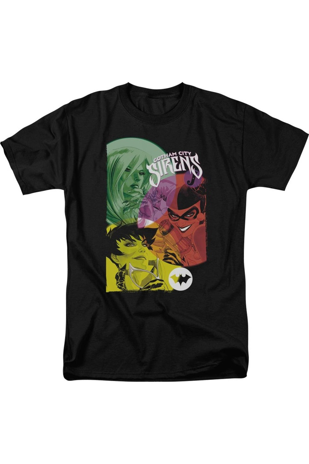 Футболка с коротким рукавом для взрослых Batman Gotham Sirens Gildan, черный
Футболка с коротким рукавом для взрослых Batman Gotham Sirens Gildan, черный
