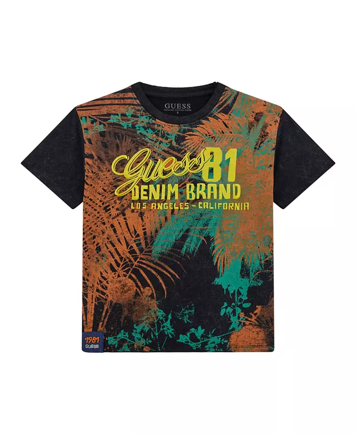 Футболка с коротким рукавом для мальчиков, с принтом и вышивкой Big Boys GUESS, черный
Футболка с коротким рукавом для мальчиков, с принтом и вышивкой Big Boys GUESS, черный