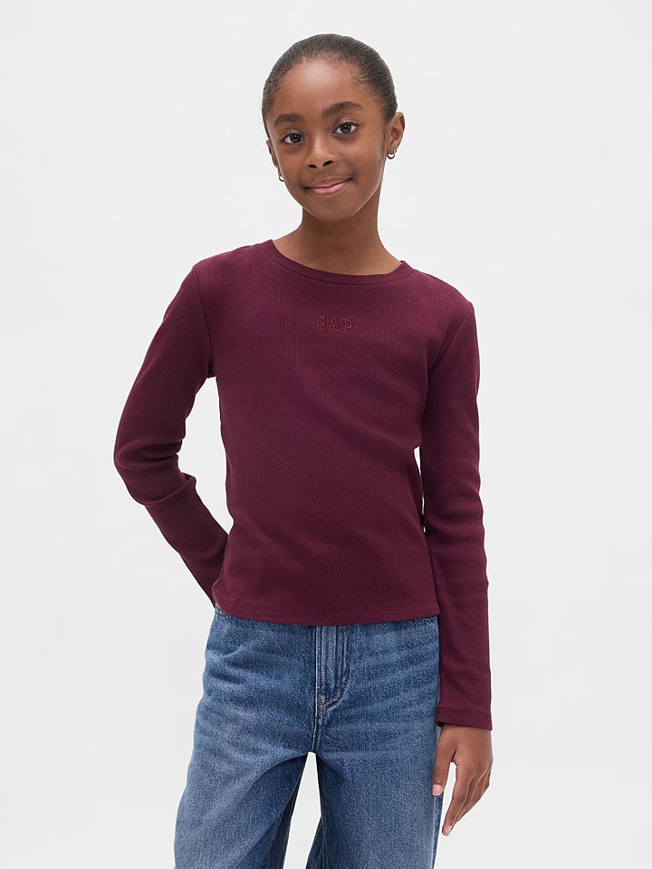 GAP Футболка с длинными рукавами фиолетового цвета
GAP Футболка с длинными рукавами фиолетового цвета