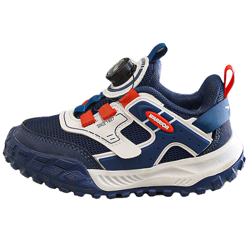 WARRIOR Нескользящие, легкие, амортизирующие, низкие детские кроссовки бежево-синего цвета
WARRIOR Нескользящие, легкие, амортизирующие, низкие детские кроссовки бежево-синего цвета