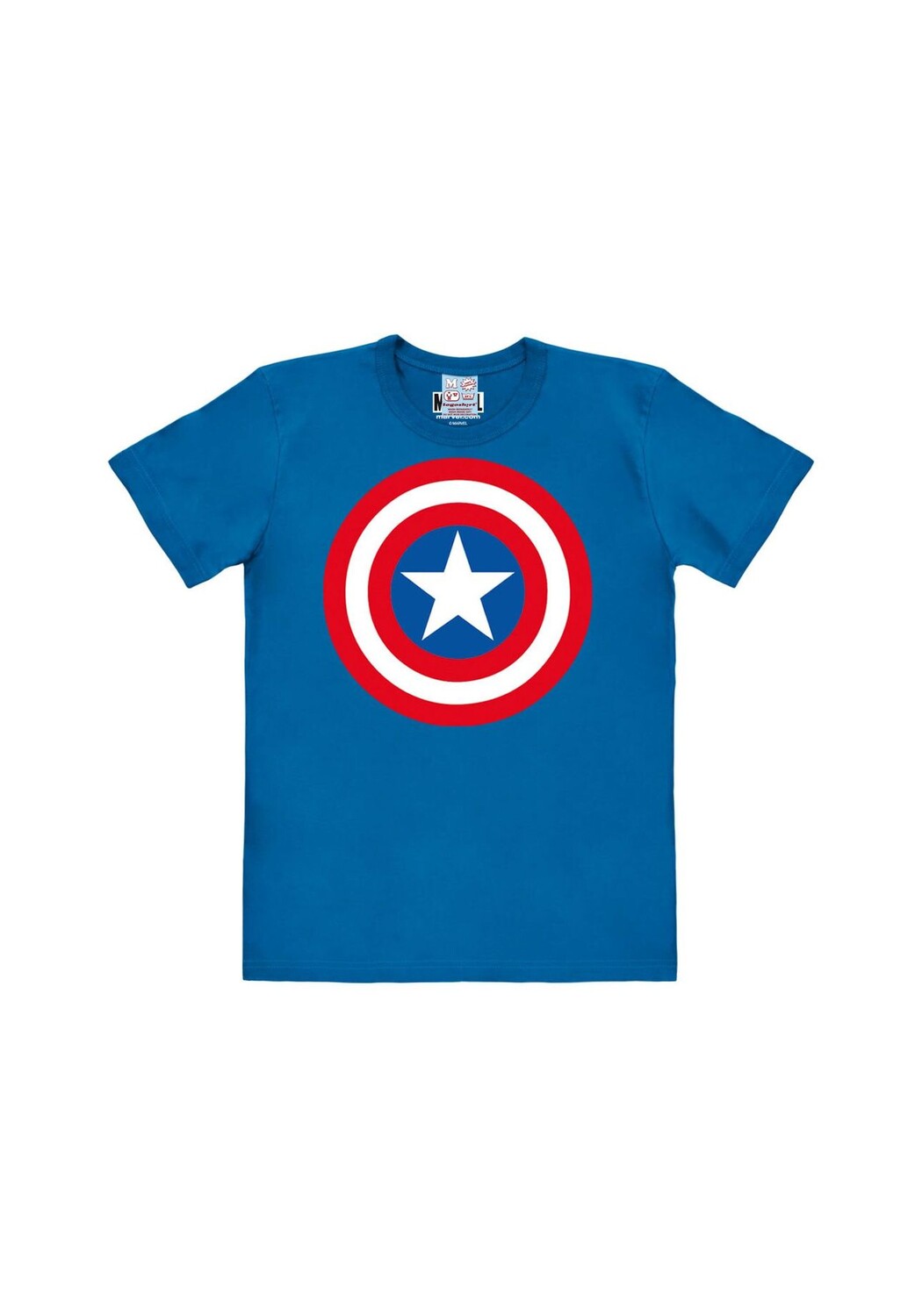 Футболка Easyfit Капитан Америка — логотип в виде щита LOGOSHIRT, цвет Azure Blue
Футболка Easyfit Капитан Америка — логотип в виде щита LOGOSHIRT, цвет Azure Blue