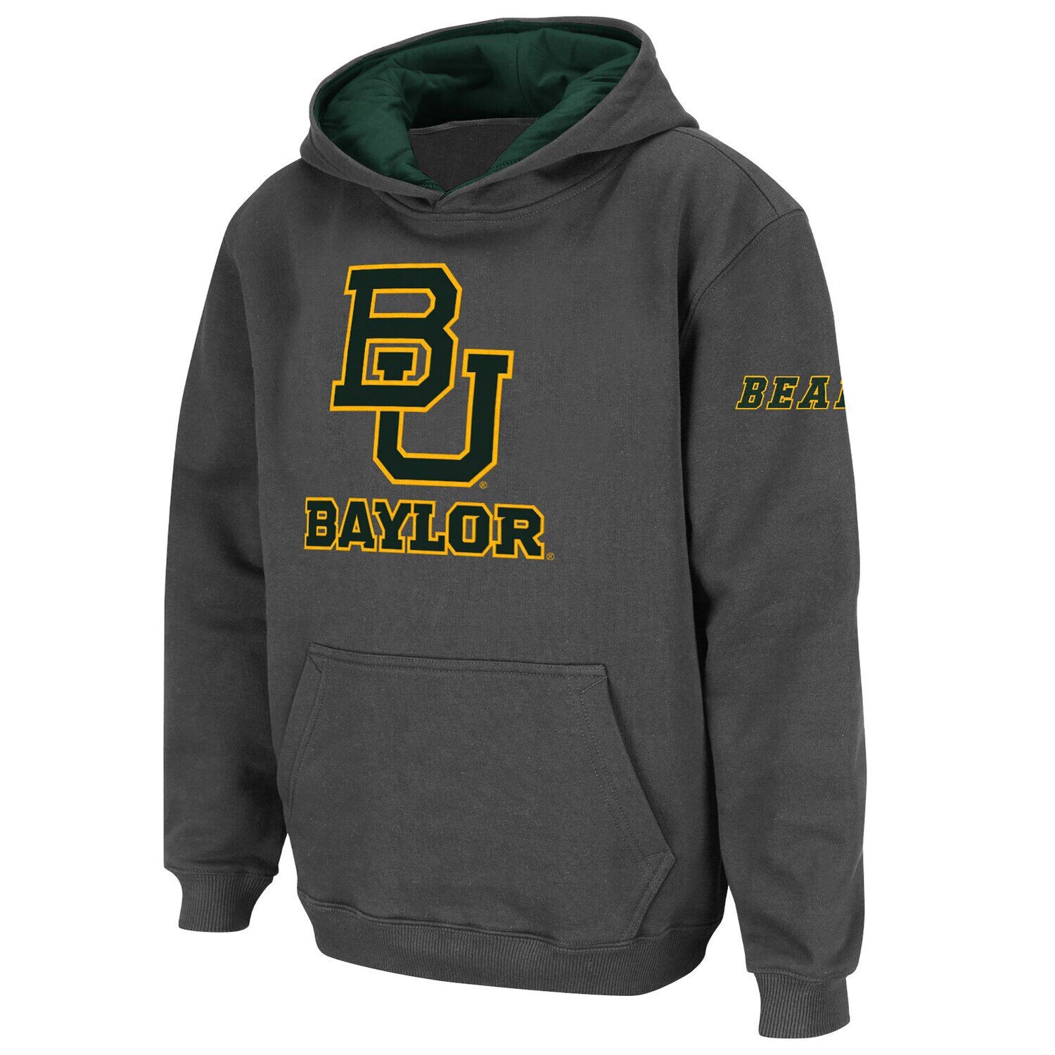 Темно-угольный пуловер с капюшоном и большим логотипом Youth Stadium Athletic Baylor Bears Unbranded
Темно-угольный пуловер с капюшоном и большим логотипом Youth Stadium Athletic Baylor Bears Unbranded