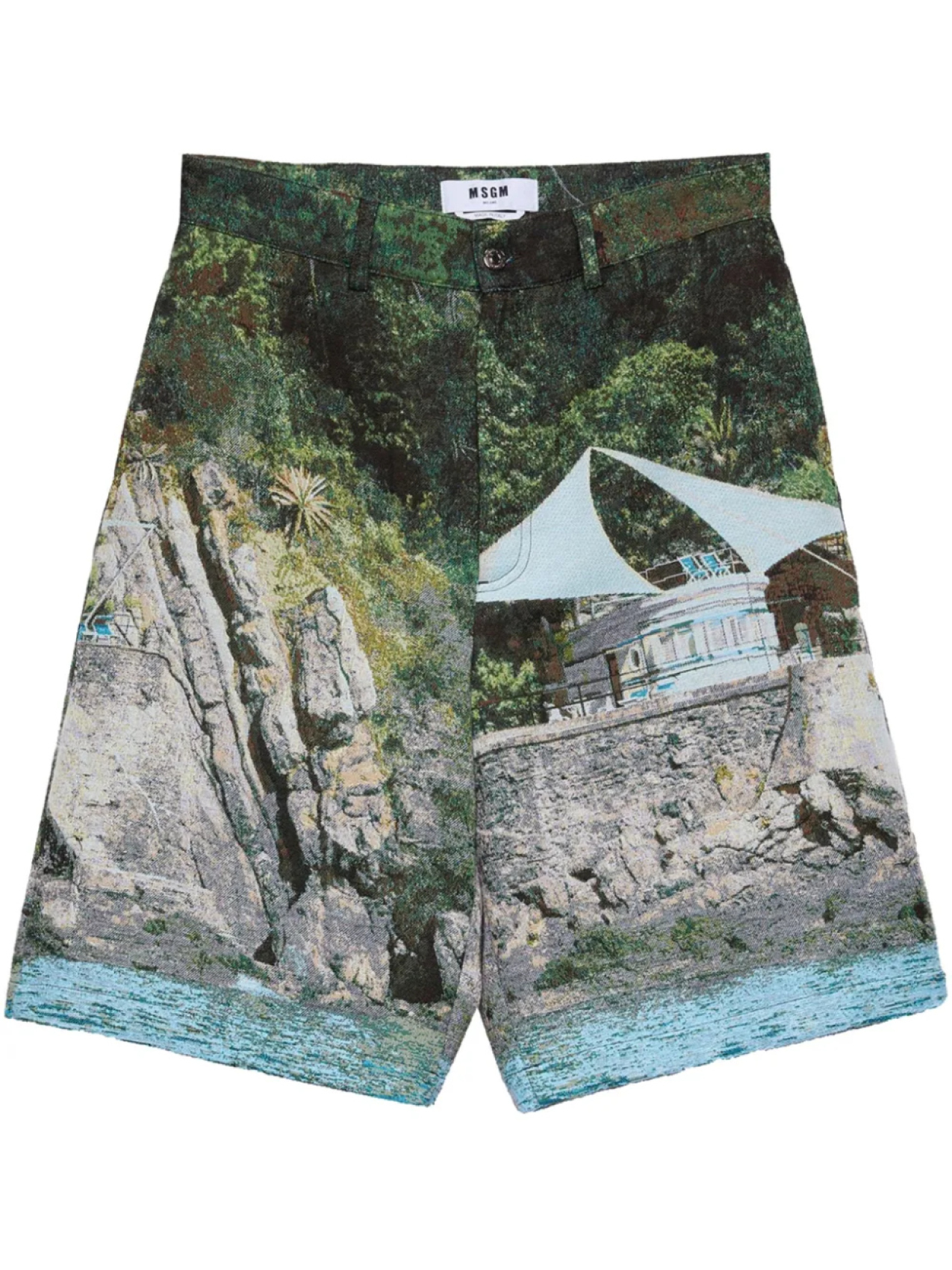 Шорты с принтом MSGM La Vedetta, зеленый
Шорты с принтом MSGM La Vedetta, зеленый