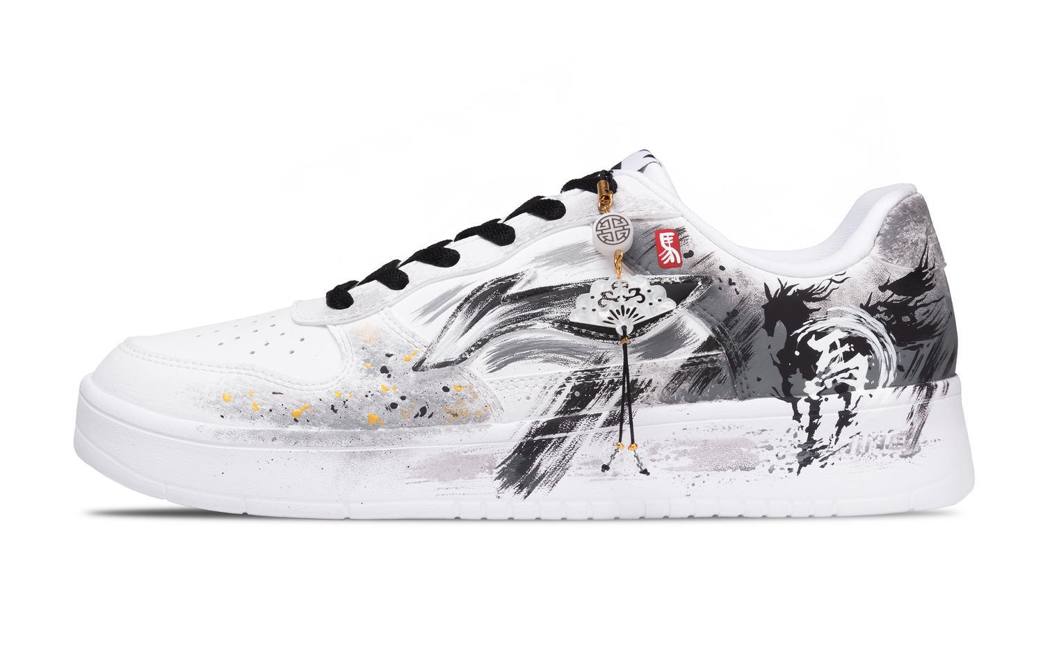 Li Ning Floating Boat Ink Horse Synthetic Leather термостойкие устойчивые к истиранию водонепроницаемые низкие кеды для скейтбординга Li-Ning, черный
Li Ning Floating Boat Ink Horse Synthetic Leather термостойкие устойчивые к истиранию водонепроницаемые низкие кеды для скейтбординга Li-Ning, черный