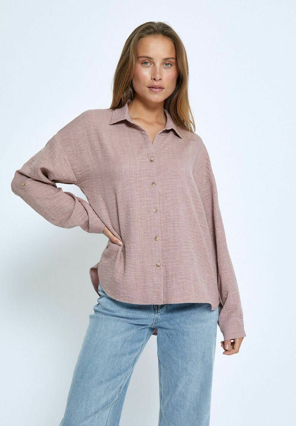 Блузка на пуговицах PEPPERCORN, фиолетовый
Блузка на пуговицах PEPPERCORN, фиолетовый