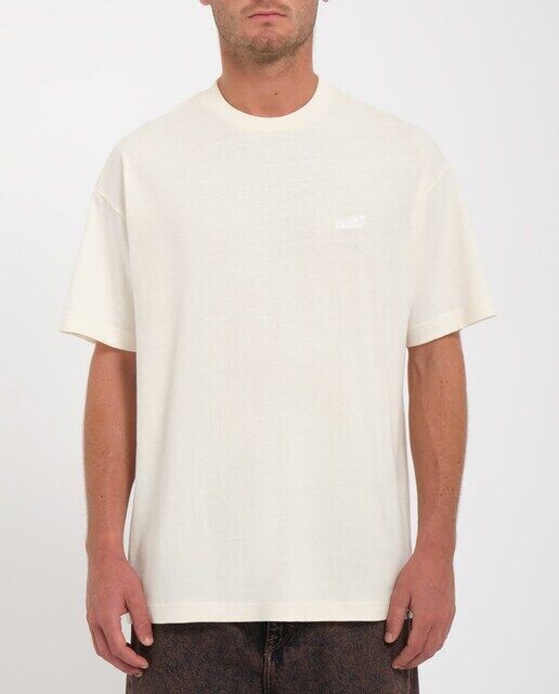 Мужская футболка с короткими рукавами и круглым вырезом Volcom, белый 
Мужская футболка с короткими рукавами и круглым вырезом Volcom, белый