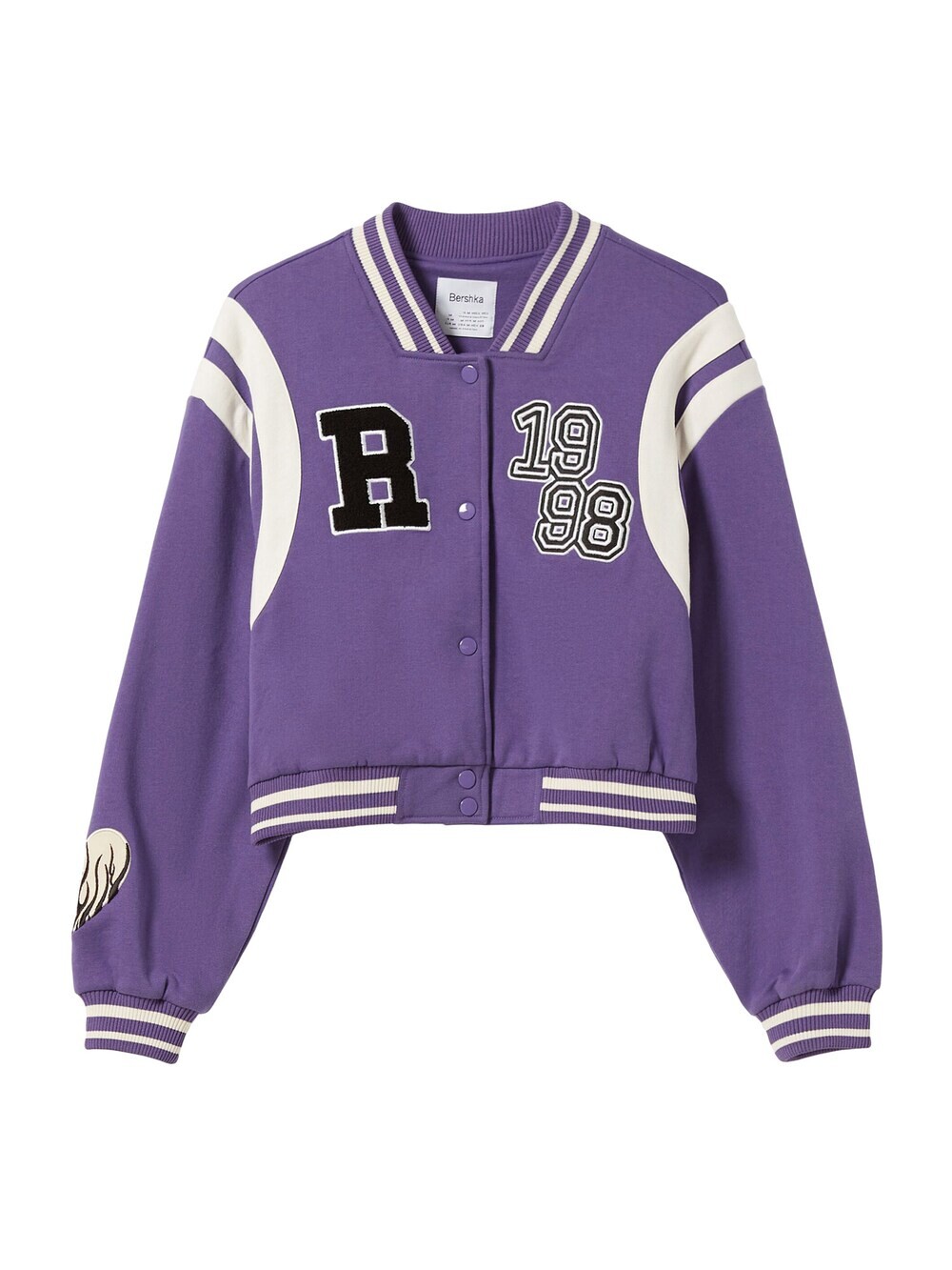 Межсезонная куртка Bershka, фиолетовый
Межсезонная куртка Bershka, фиолетовый