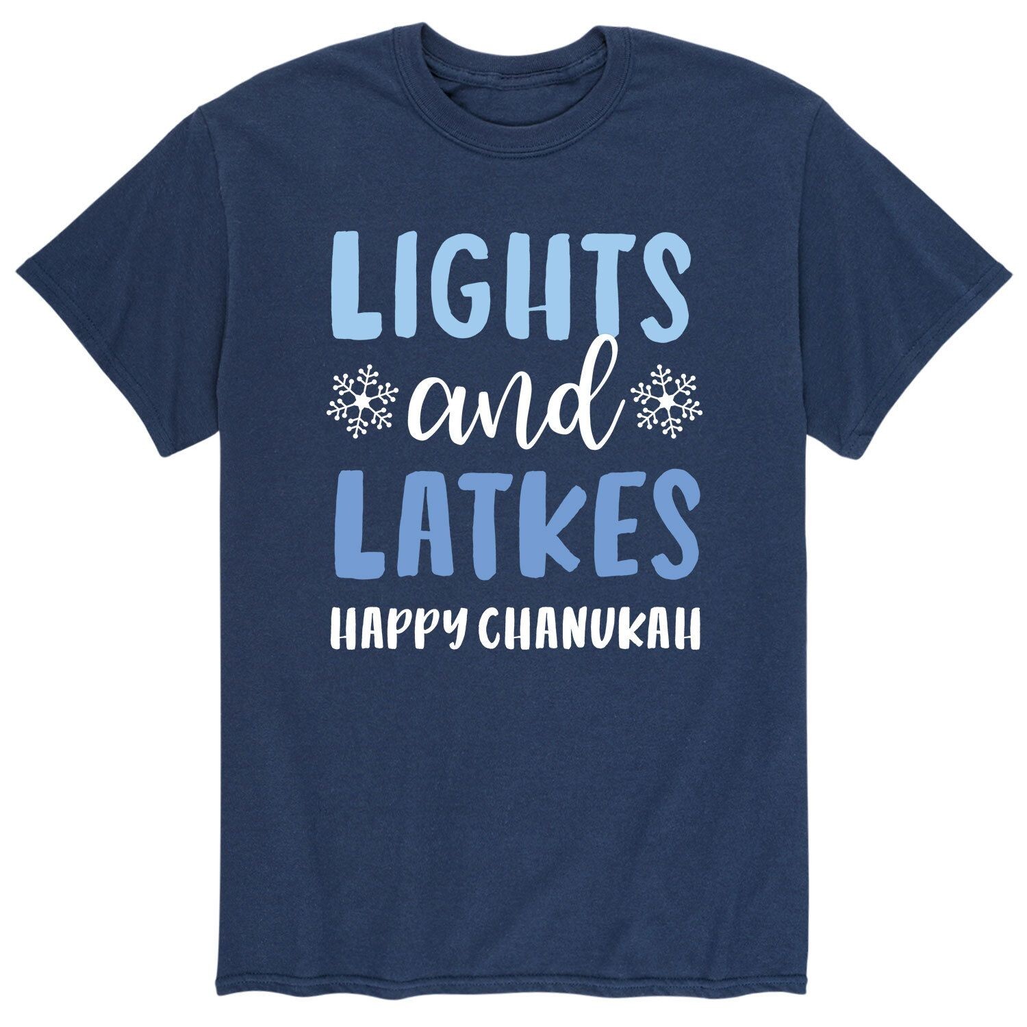 Мужская футболка "Lights And Latkes" для Хануки Licensed Character
Мужская футболка "Lights And Latkes" для Хануки Licensed Character