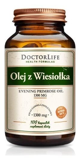 Doctor Life, Масло вечерней примулы 1300 мг, 100 капсул
Doctor Life, Масло вечерней примулы 1300 мг, 100 капсул