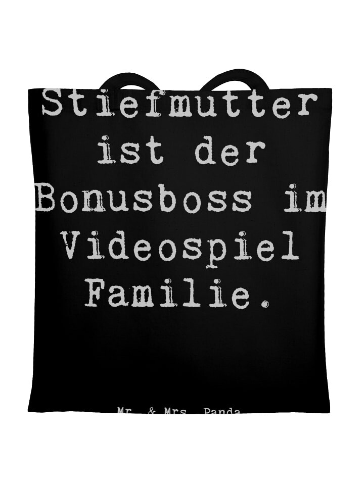 Сумка для переноски Mr & Mrs Panda Stiefmutter Bonusboss, черный
Сумка для переноски Mr & Mrs Panda Stiefmutter Bonusboss, черный