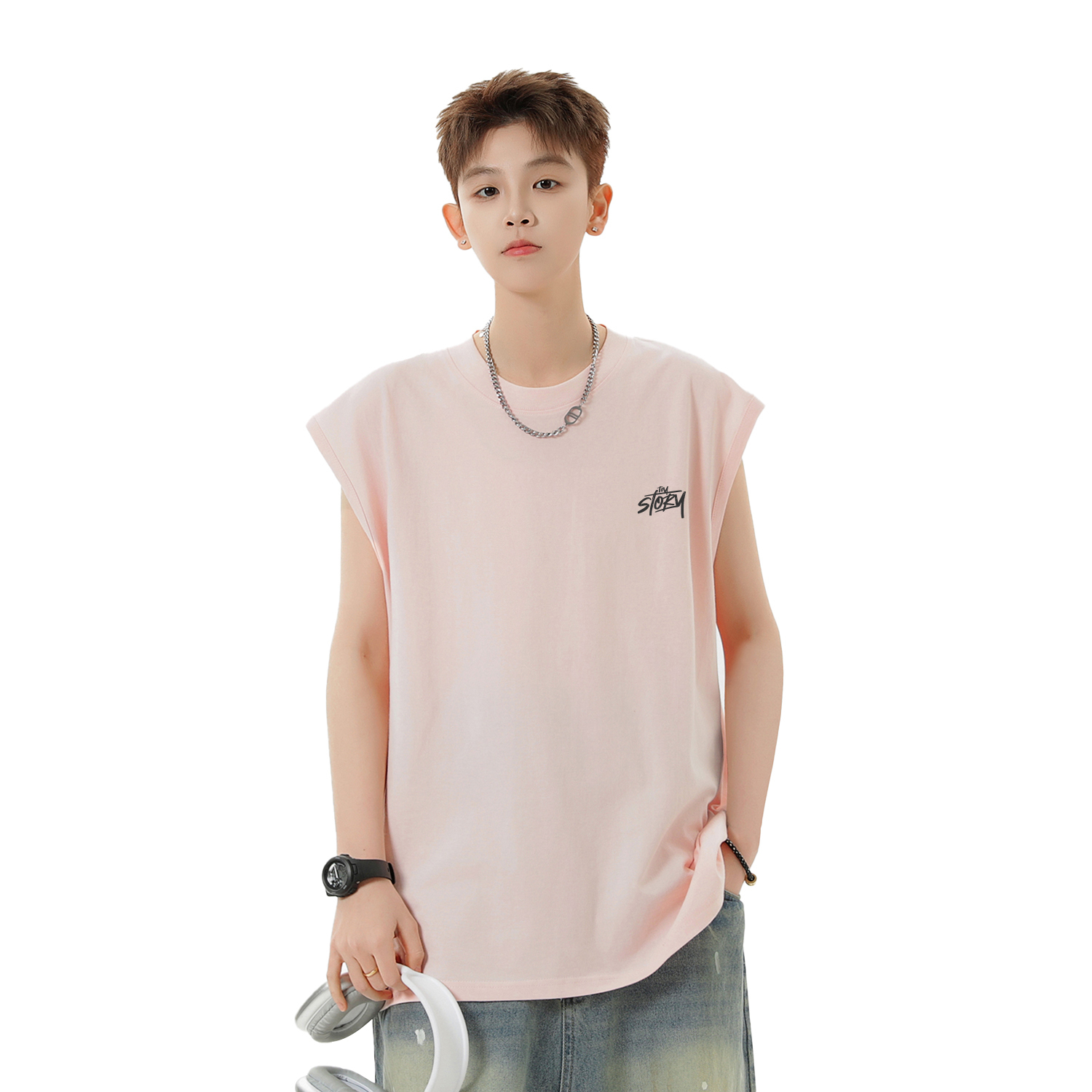 Майка унисекс с круглым вырезом, тонкие, без рукавов Disney, розовый
Майка унисекс с круглым вырезом, тонкие, без рукавов Disney, розовый