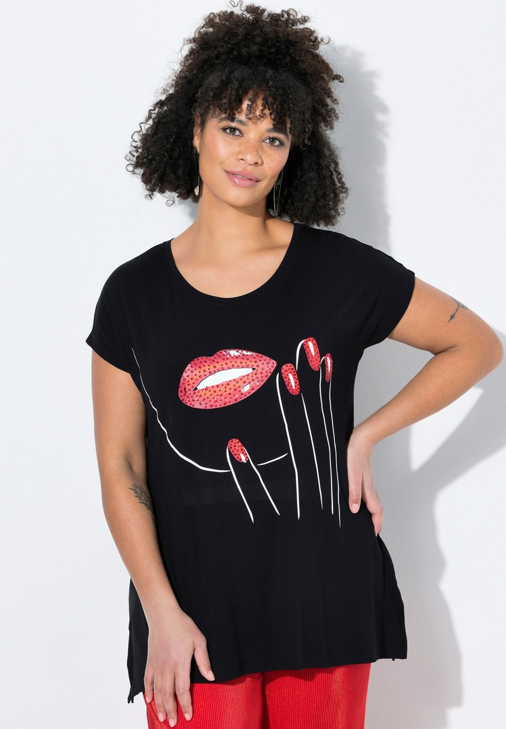 Футболка с принтом A-LINIE KUSSMUND-MOTIV MIAMODA, черный
Футболка с принтом A-LINIE KUSSMUND-MOTIV MIAMODA, черный