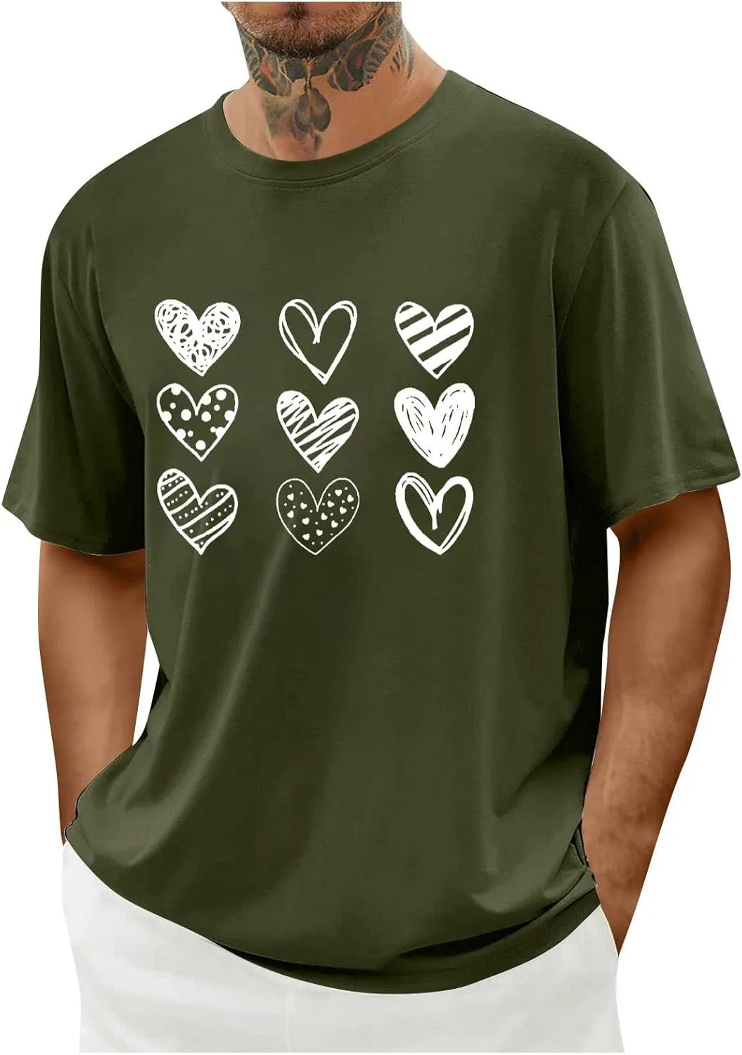 Мужская футболка Oversized Valentine's Day, летняя, с коротким рукавом
Мужская футболка Oversized Valentine's Day, летняя, с коротким рукавом