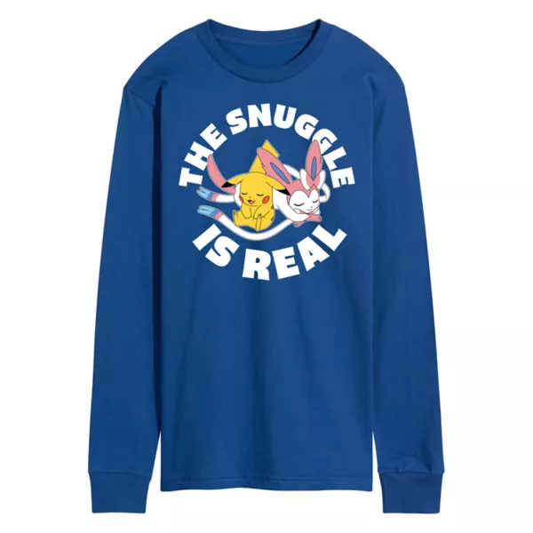 Мужская футболка с длинным рукавом и принтом «Покемон: обнимашки» Licensed Character, синий
Мужская футболка с длинным рукавом и принтом «Покемон: обнимашки» Licensed Character, синий