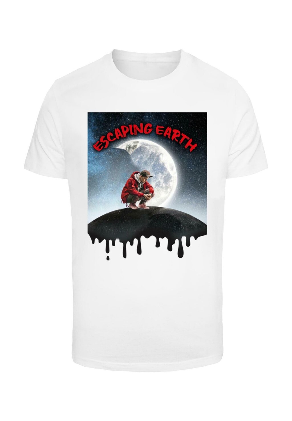 Принт на футболке ESCAPING EARTH Mister Tee, белый
Принт на футболке ESCAPING EARTH Mister Tee, белый