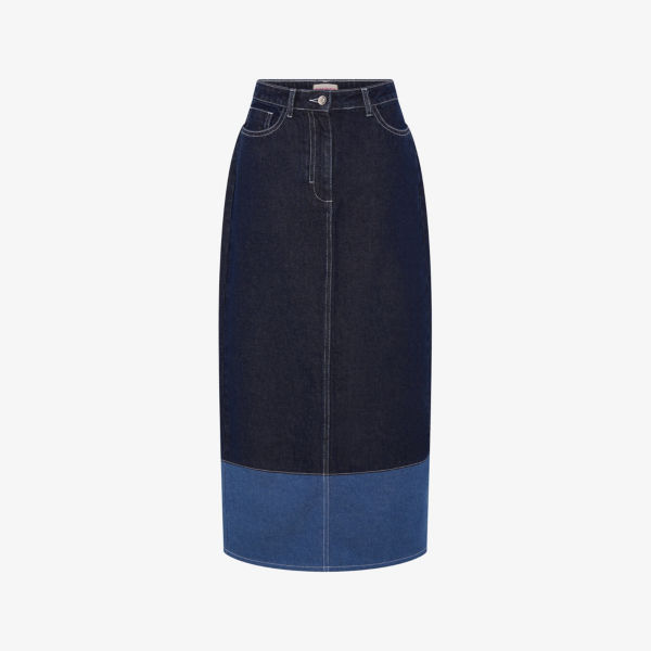 Юбка Omnes с контрастными вставками, синий
Юбка Omnes с контрастными вставками, синий