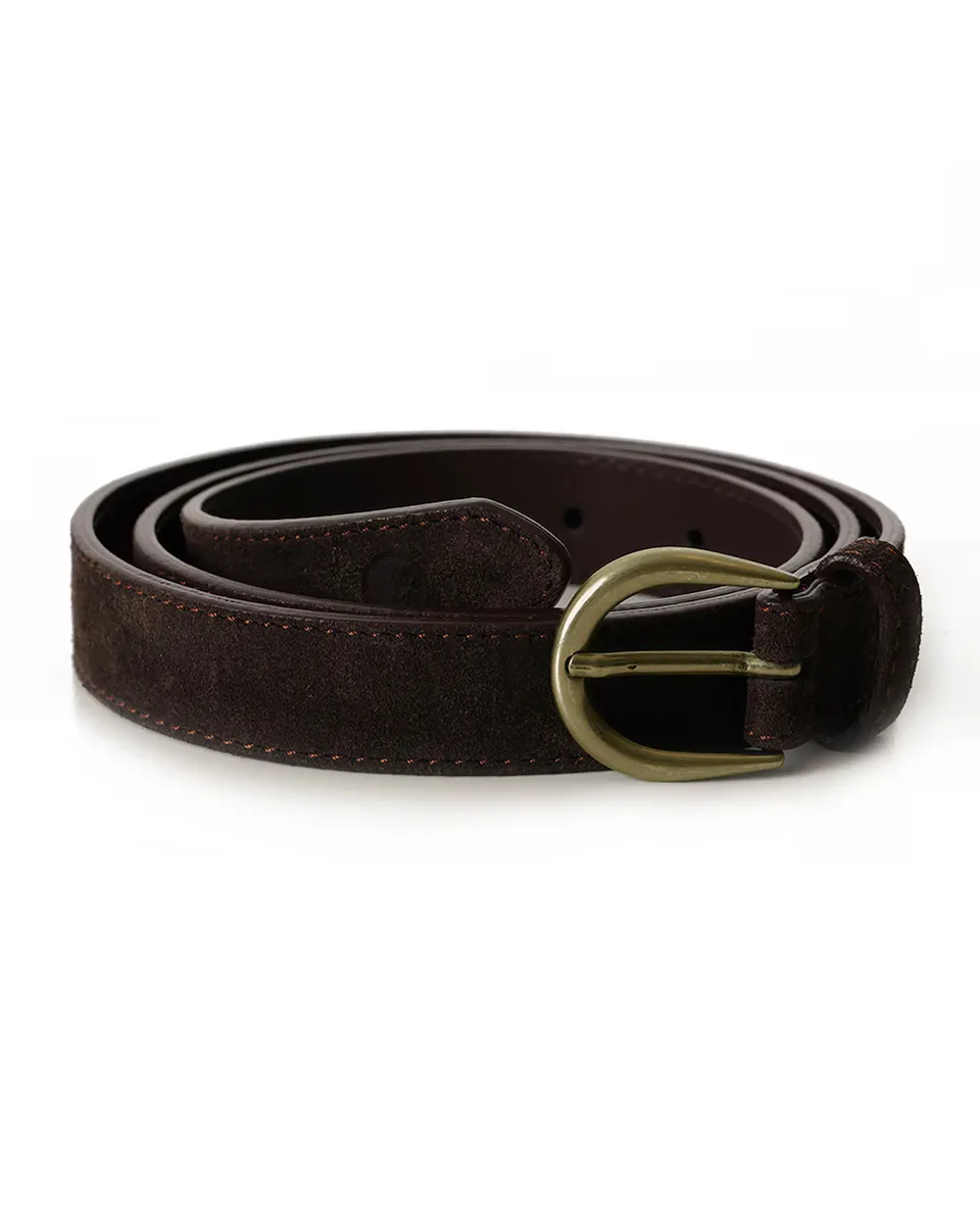 Мужской коричневый замшевый ремень PuroEgo
Мужской коричневый замшевый ремень PuroEgo