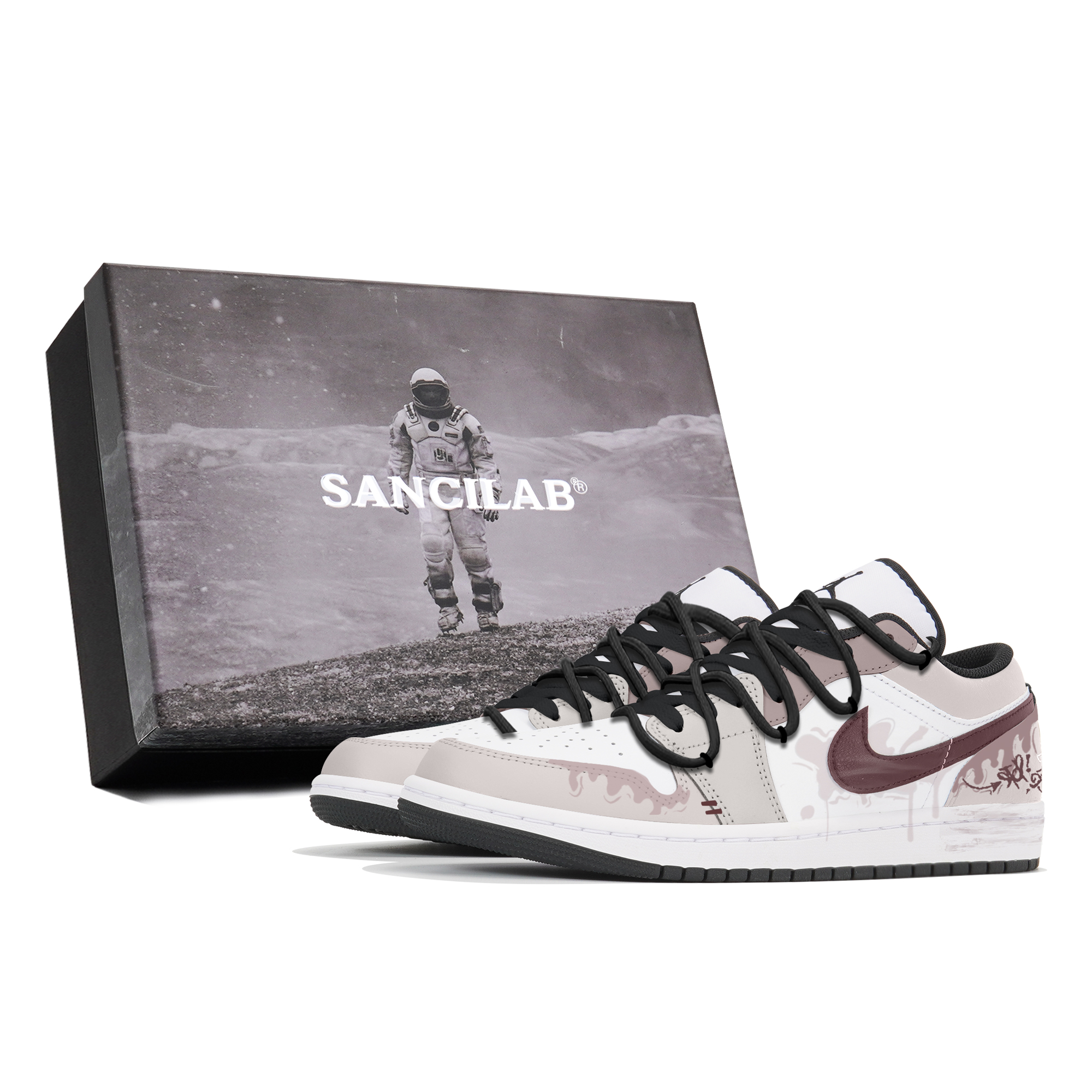 Jordan Баскетбольные кроссовки Air 1 Tri-Experimental Laboratory, прочные, дышащие, с низким верхом, винтажные, мужские, белые, розовые
Jordan Баскетбольные кроссовки Air 1 Tri-Experimental Laboratory, прочные, дышащие, с низким верхом, винтажные, мужские, белые, розовые