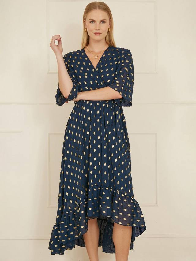 Платье миди с принтом из фольги Yumi, темно-синий
Платье миди с принтом из фольги Yumi, темно-синий