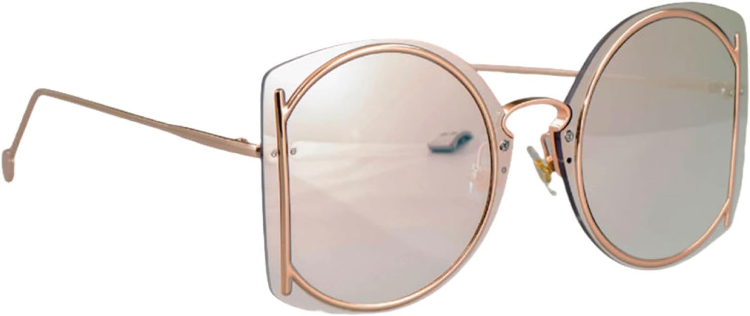 47048 Роскошные солнцезащитные очки для женщин, без оправы, градиентные линзы, защита от УФ-излучения UV400, цветные зеркальные линзы, модные очки TOIPASTN, Pink Mirror
47048 Роскошные солнцезащитные очки для женщин, без оправы, градиентные линзы, защита от УФ-излучения UV400, цветные зеркальные линзы, модные очки TOIPASTN, Pink Mirror