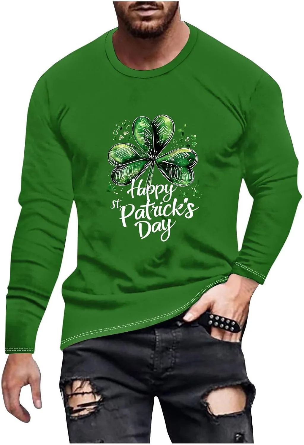 Футболка с принтом трилистника Happy St Patricks Day Zeiyignr
Футболка с принтом трилистника Happy St Patricks Day Zeiyignr