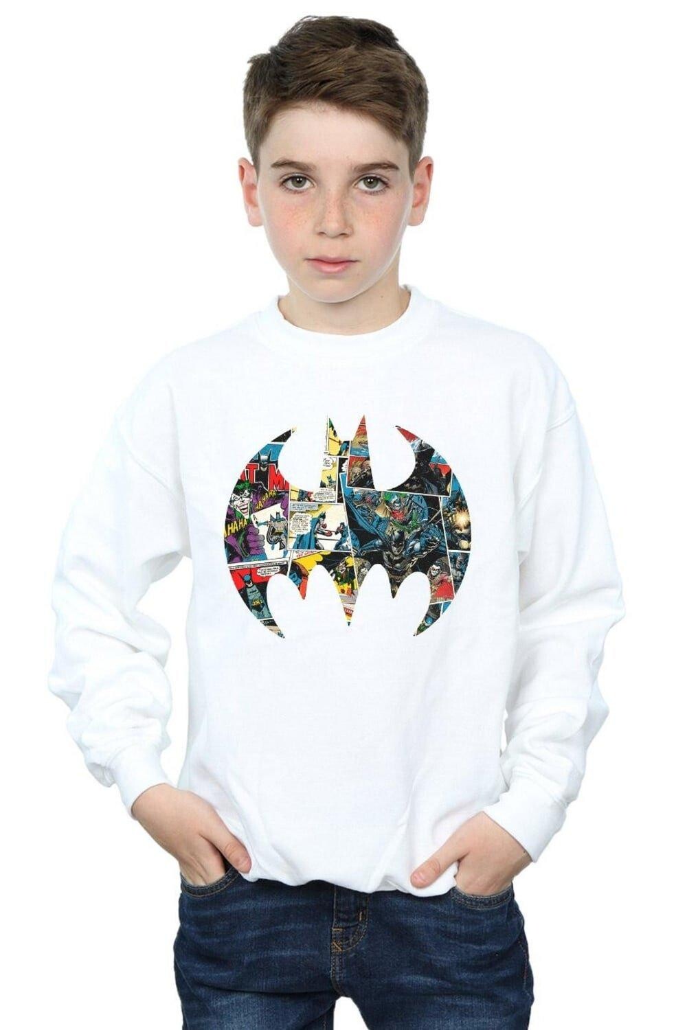 Толстовка с логотипом комиксов «Бэтмен» DC Comics, белый
Толстовка с логотипом комиксов «Бэтмен» DC Comics, белый