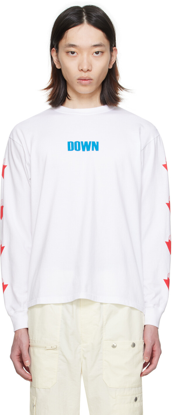 Белая футболка с длинным рукавом с принтом Undercover, цвет White
Белая футболка с длинным рукавом с принтом Undercover, цвет White