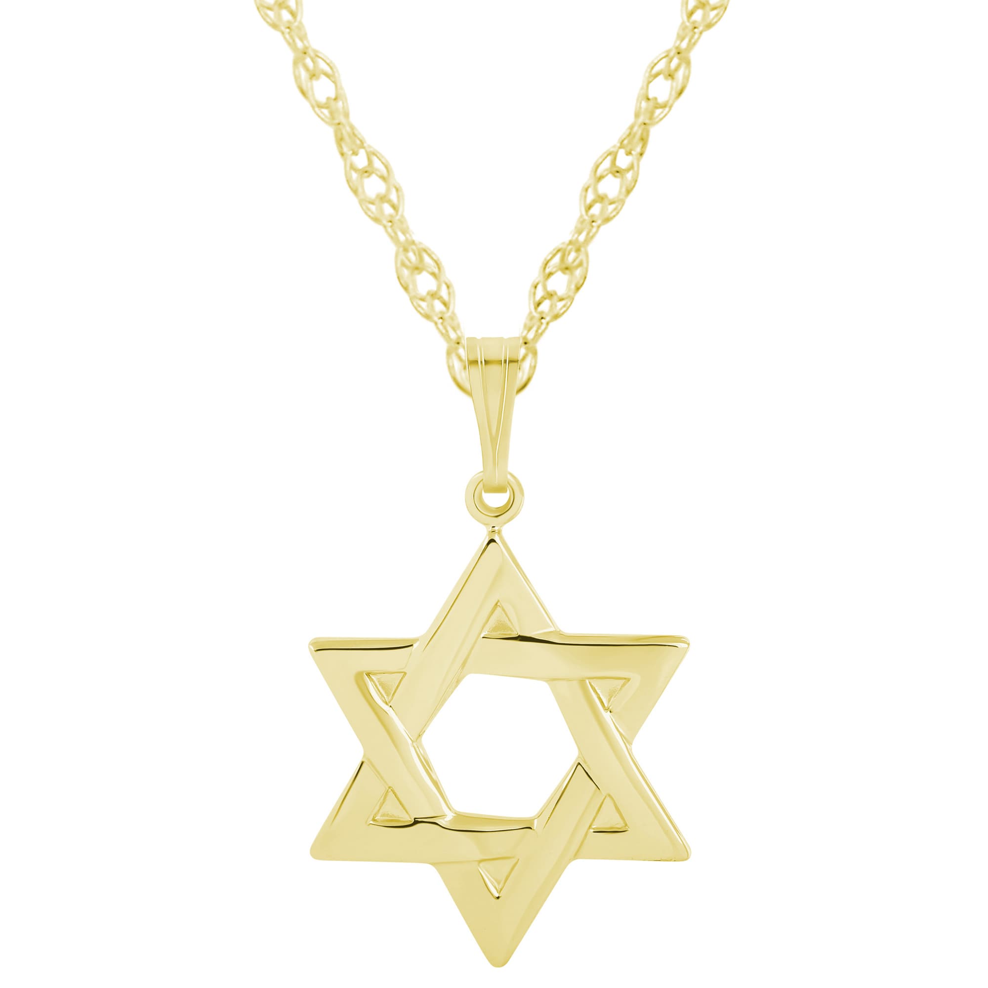 Ожерелье с подвеской «Звезда Давида» из стерлингового серебра Glistening Jewels, Gold Plated Sterling Silver
Ожерелье с подвеской «Звезда Давида» из стерлингового серебра Glistening Jewels, Gold Plated Sterling Silver