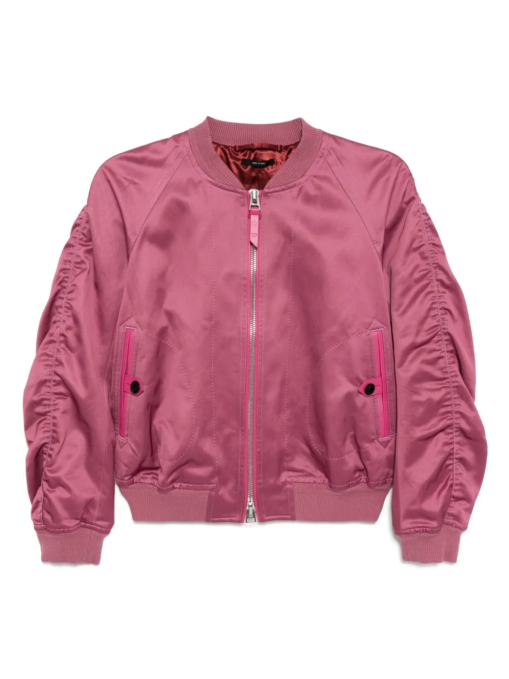 Бомбер на молнии TOM FORD, розовый
Бомбер на молнии TOM FORD, розовый