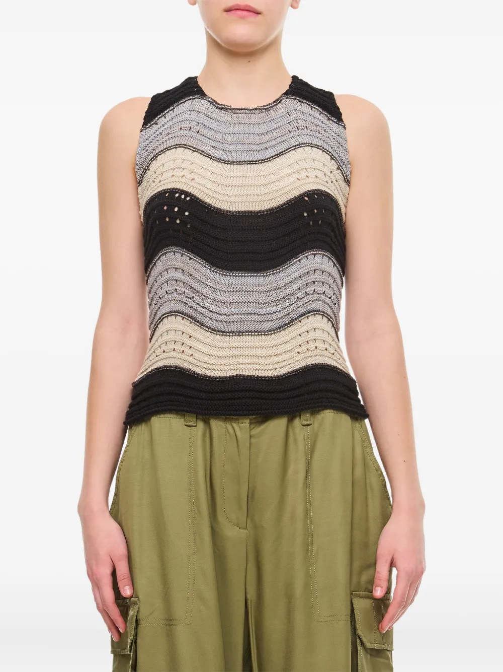 Топ с узором VITELLI, нейтральный
Топ с узором VITELLI, нейтральный