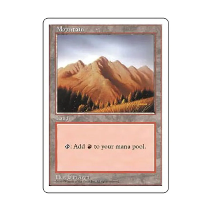 CCG Гора - Вер. 3 (С), MTG - 5th Edition
CCG Гора - Вер. 3 (С), MTG - 5th Edition