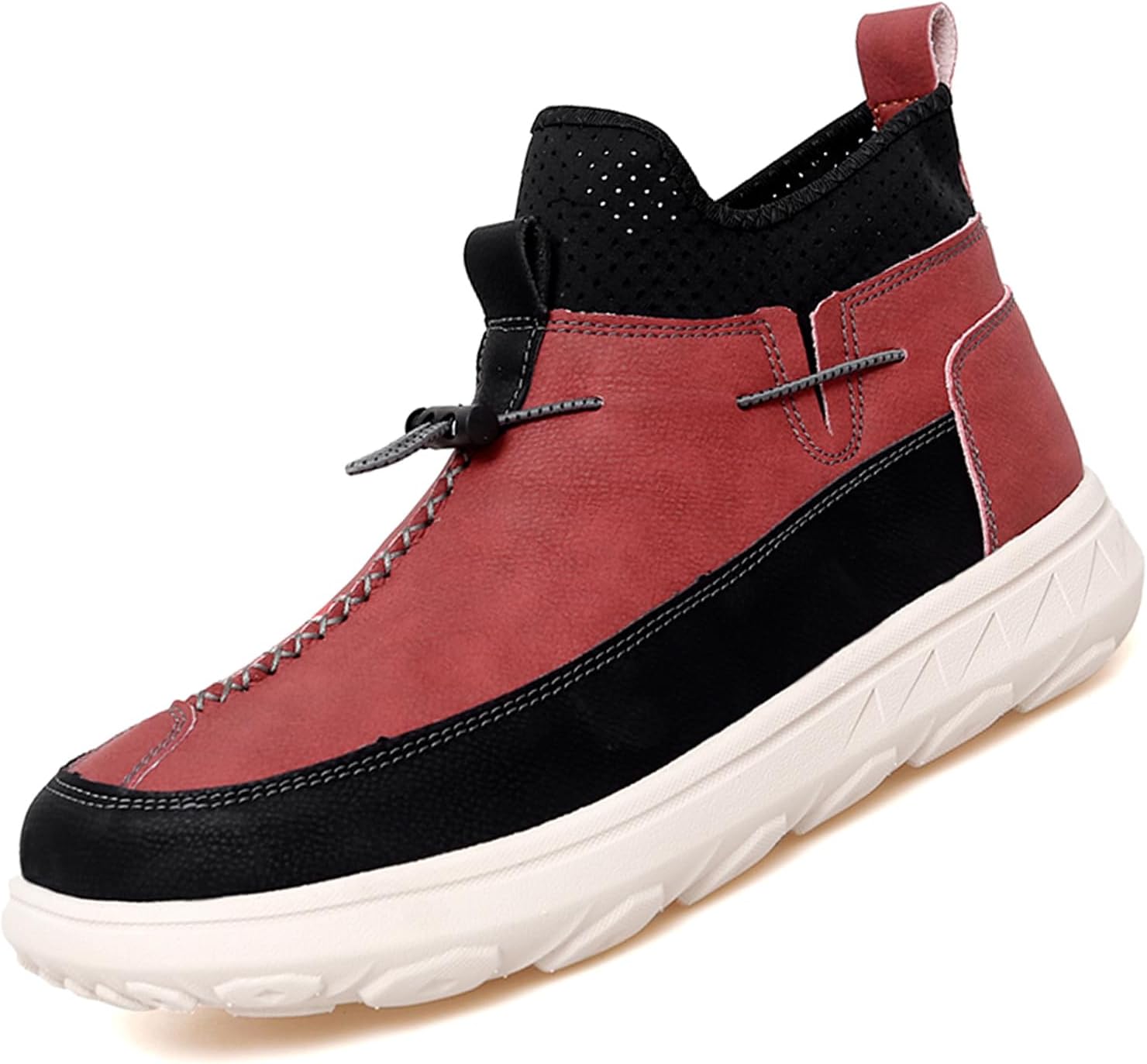 Мужские ботинки Lossarye Chukka на платформе с застежкой-слипоном, регулируемой эластичной лентой, повседневные легкие ботильоны, нескользящие высокие кроссовки для прогулок, красный
Мужские ботинки Lossarye Chukka на платформе с застежкой-слипоном, регулируемой эластичной лентой, повседневные легкие ботильоны, нескользящие высокие кроссовки для прогулок, красный