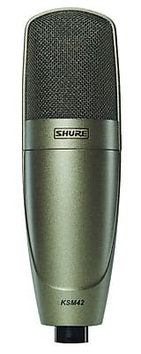Конденсаторный микрофон Shure KSM42 / SG Medium Diaphragm Cardioid Condenser Microphone
Конденсаторный микрофон Shure KSM42 / SG Medium Diaphragm Cardioid Condenser Microphone