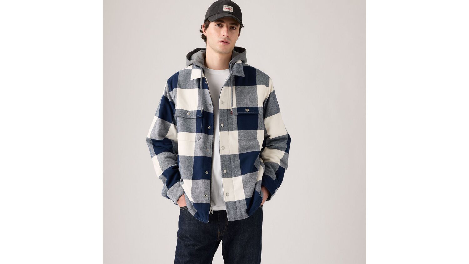 Фланелевая куртка Francisco Sherpa Levi's, Jerome Buffalo Plaid - Blue
Фланелевая куртка Francisco Sherpa Levi's, Jerome Buffalo Plaid - Blue