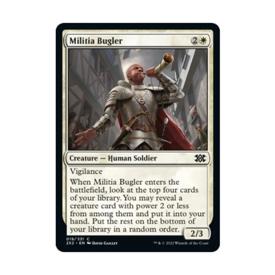 CCG Милиция Горнист (U), MTG - Double Masters 2022
CCG Милиция Горнист (U), MTG - Double Masters 2022