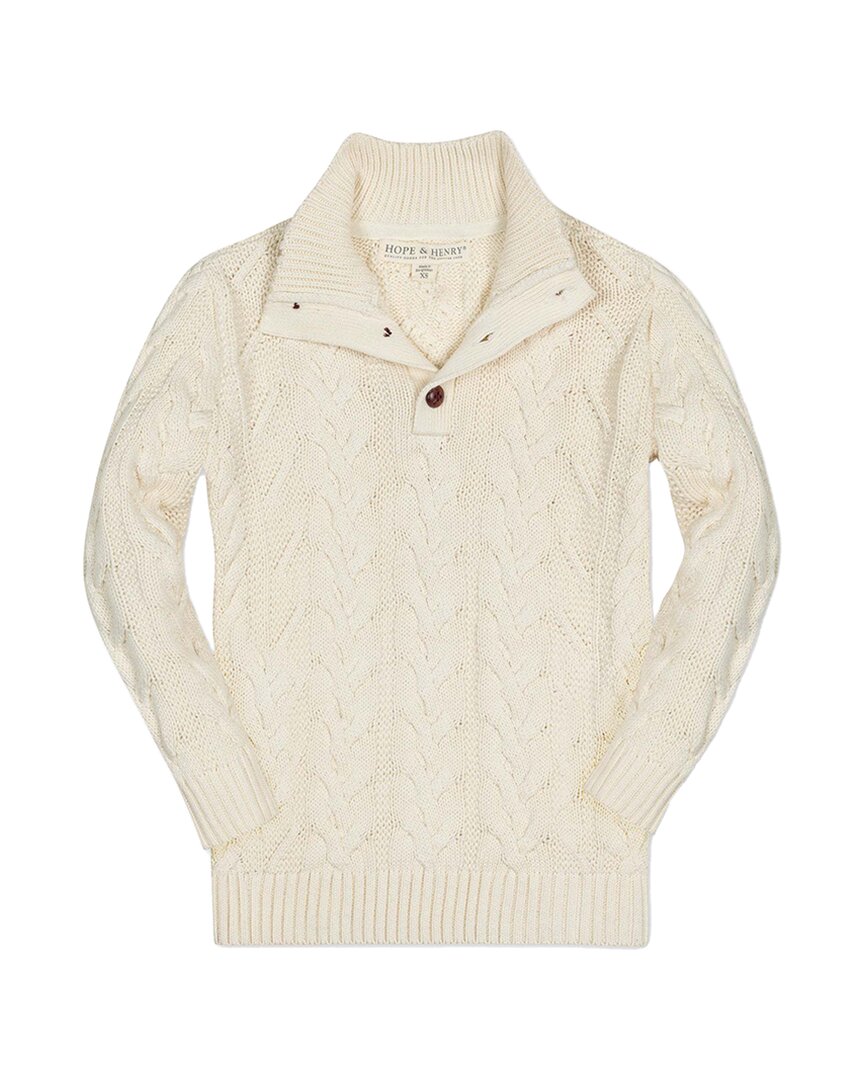 Свитер с воротником-стойкой Hope & Henry и пуговицами, белый
Свитер с воротником-стойкой Hope & Henry и пуговицами, белый