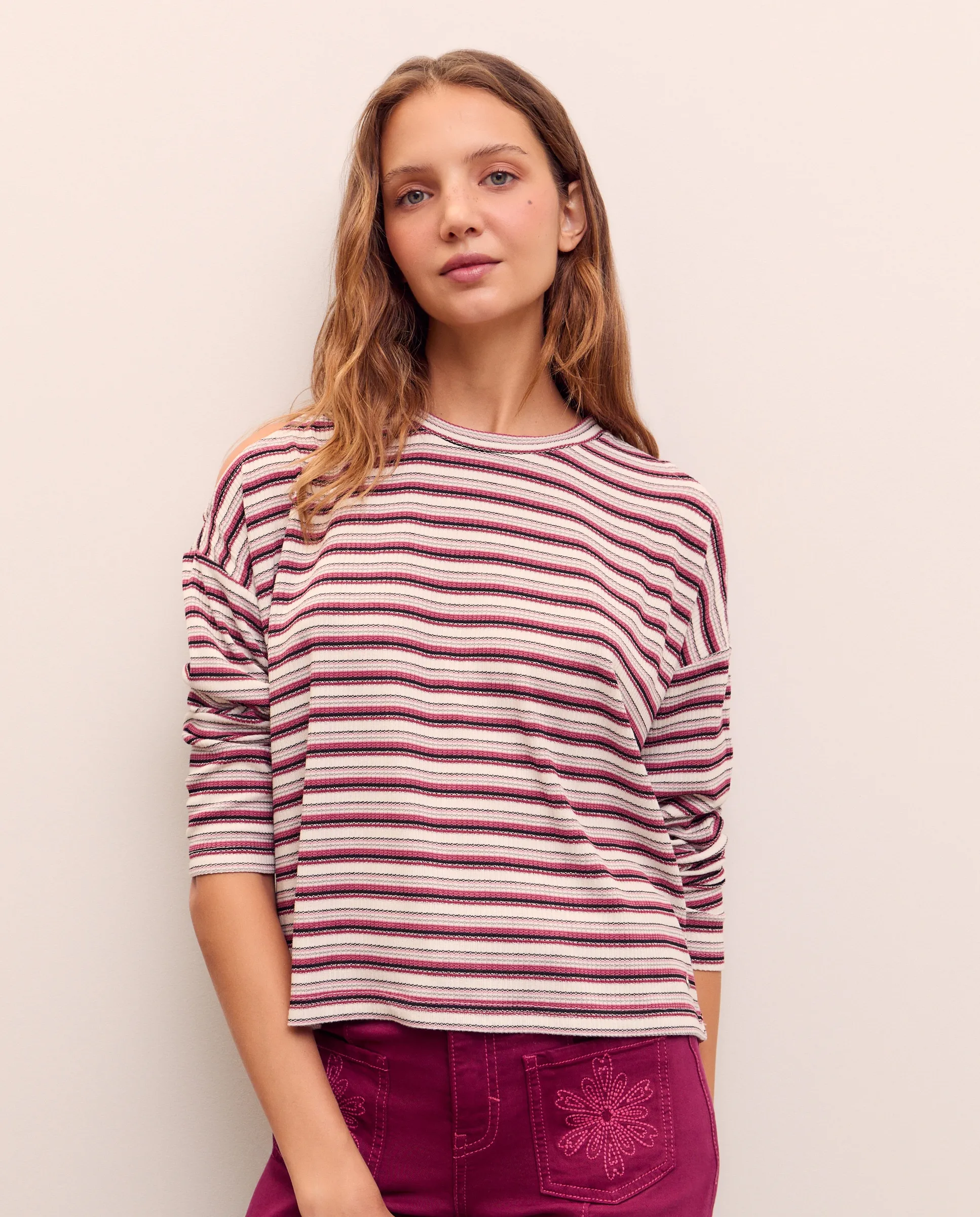 Женская футболка с длинным рукавом и вырезами Green Coast, розовый
Женская футболка с длинным рукавом и вырезами Green Coast, розовый