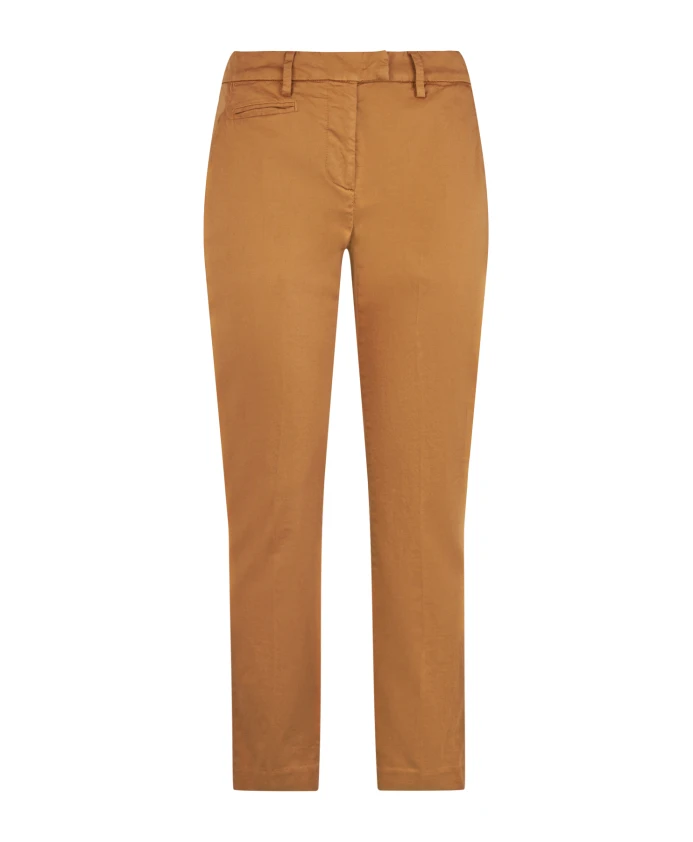 Укороченные брюки узкого кроя Dondup, коричневый
Укороченные брюки узкого кроя Dondup, коричневый