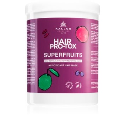 Hair Pro-Tox Superfruits 1000 мл - маска для лечения поврежденных волос Kallos
Hair Pro-Tox Superfruits 1000 мл - маска для лечения поврежденных волос Kallos