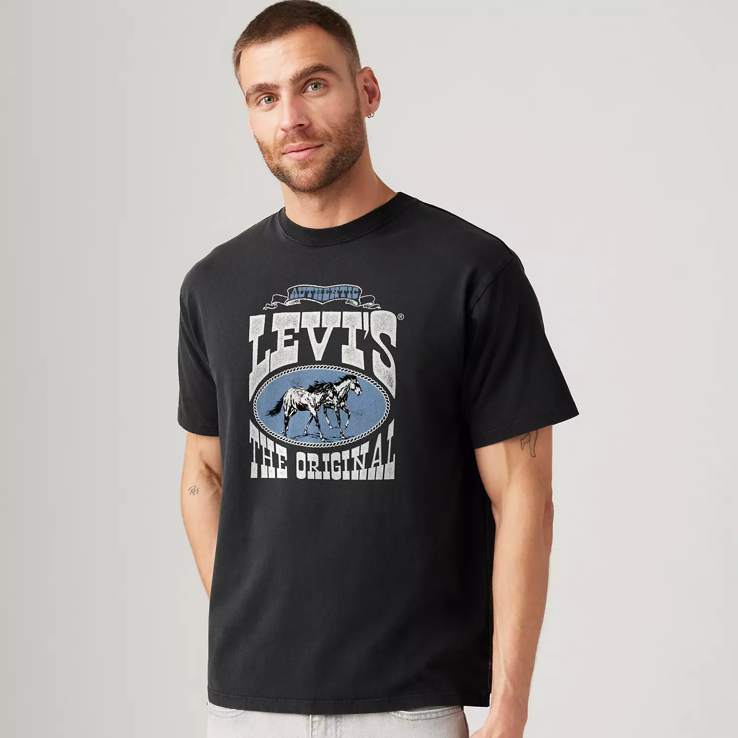 Футболка с графическим принтом Vintage Fit Levi's, цвет Levis Horse Poster C - Black
Футболка с графическим принтом Vintage Fit Levi's, цвет Levis Horse Poster C - Black