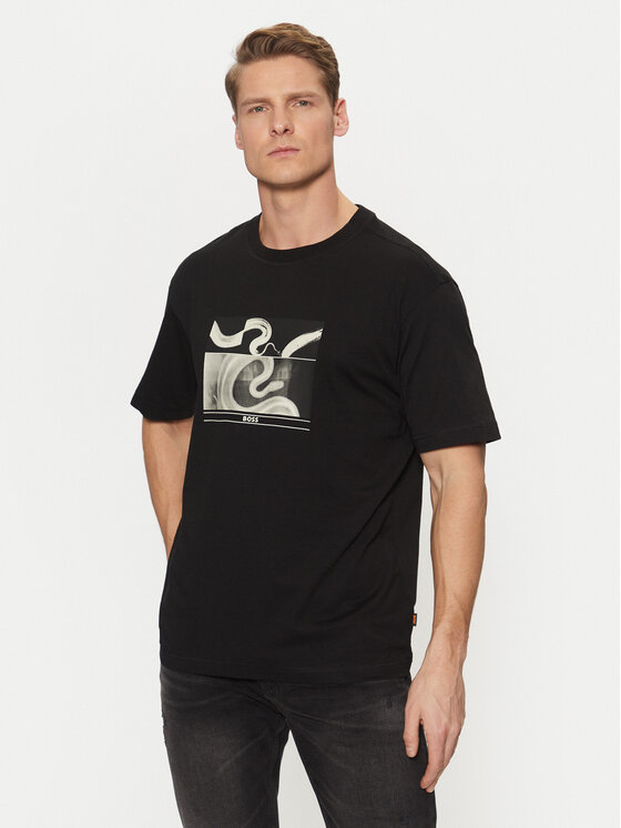 Футболка обычного кроя 50534919 Boss, черный
Футболка обычного кроя 50534919 Boss, черный